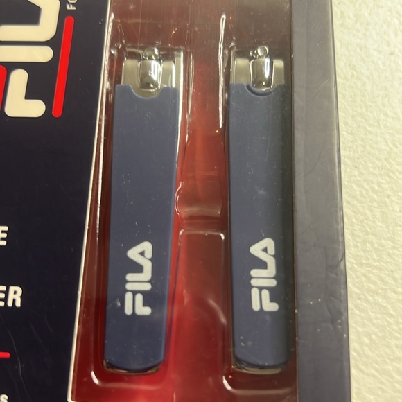 Fila large 2pk nail clippers for men. Non slip rubber grips. New - Picture 4 of 4